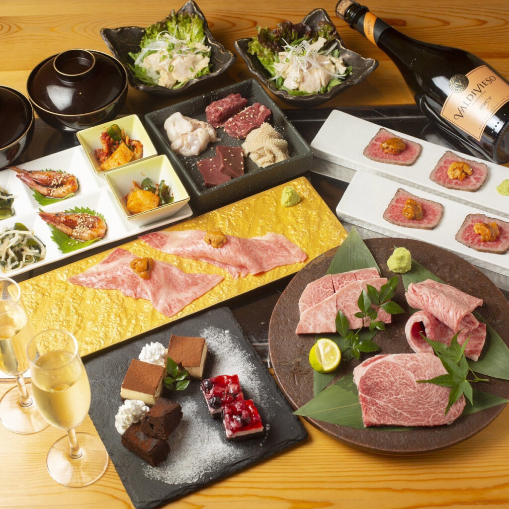 肉亭-こむらさき-岡山駅前町のコース料理画像